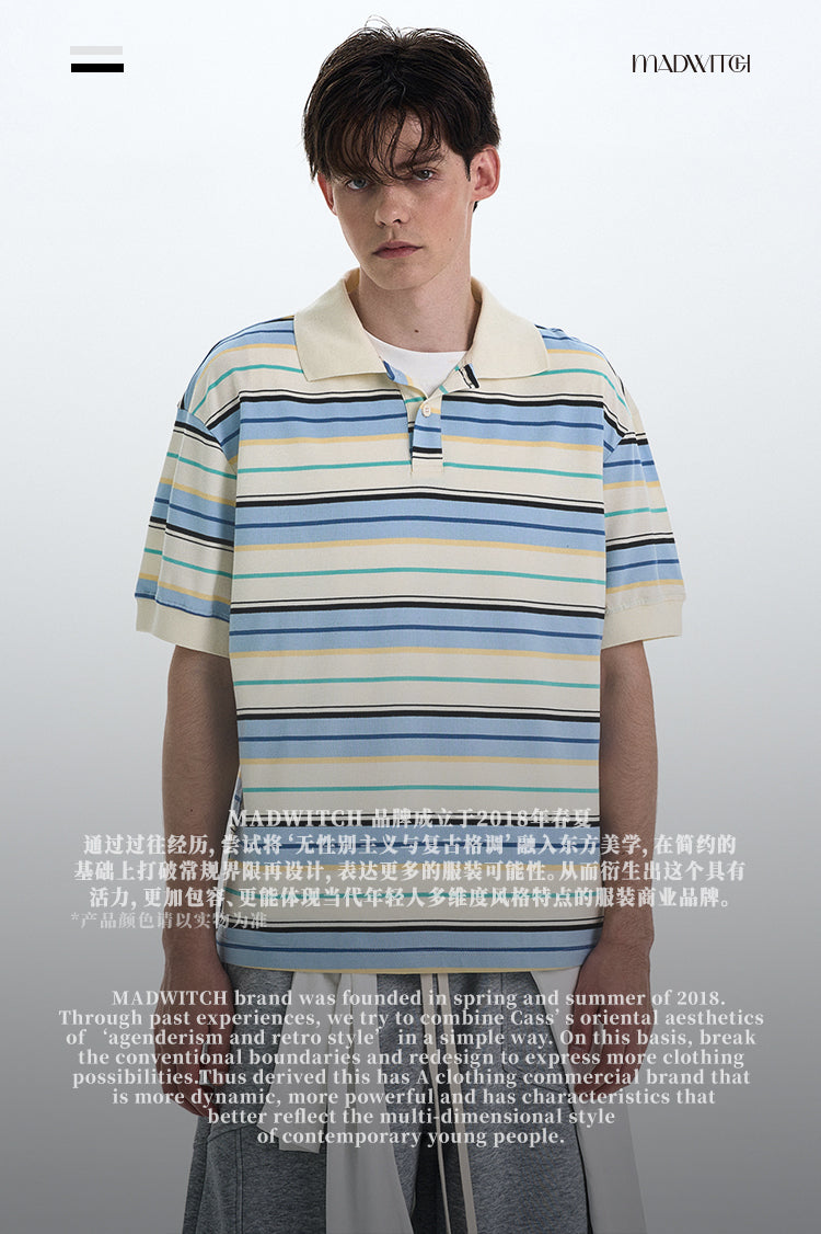 MADWITCH SHORT SLEEVED RETRO T-SHIRT #L829