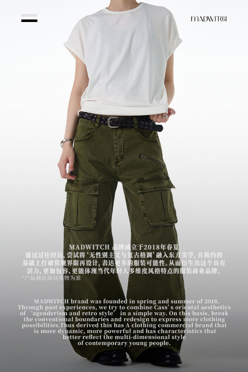MADWITCH UTILITY CARGO PANTS #DR5103