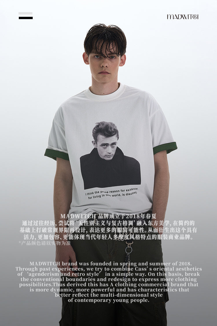 MADWITCH STREET STYLE GRAPHIC TEE #T9502