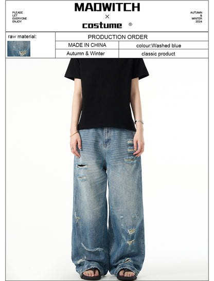 MADWITCH DISTRESSED JEANS #58071