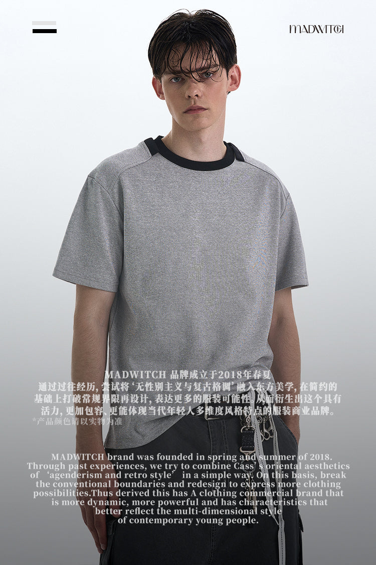 MADWITCH DECONSTRUCTED CASUAL TEE #25089