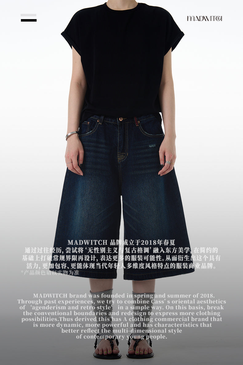 MADWITCH DISTRESSED WASHED JEANS #DR3166