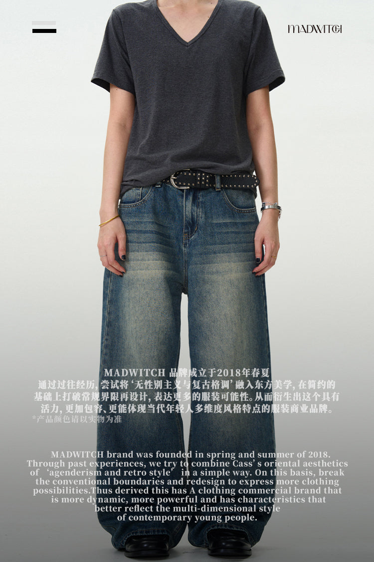 MADWITCH WASHED FASHION JEANS #CK9370