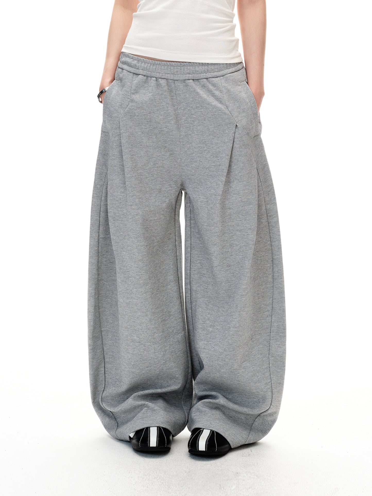 MADWITCH WRINKLE SLUNG TROUSERS #CK6631