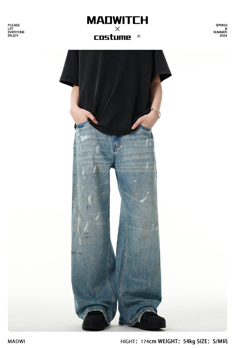 MADWITCH GRAFFITI SLIM FIT JEANS #G6332