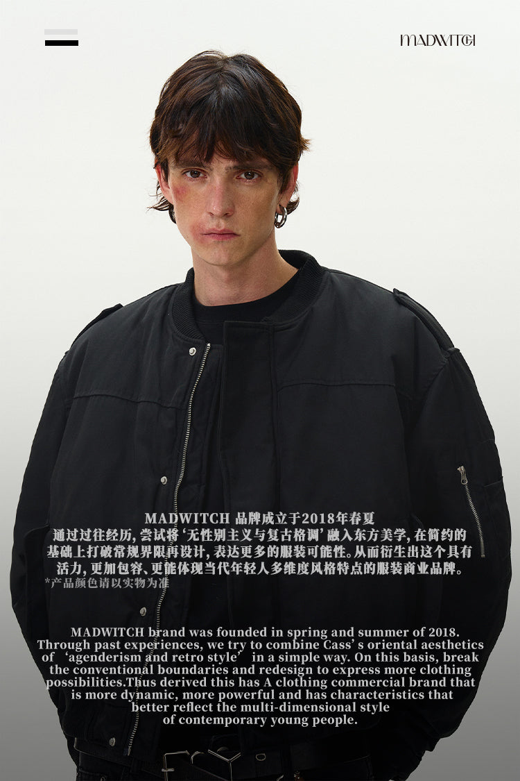 MADWITCH AIR FORCE COTTON JACKET #RW130