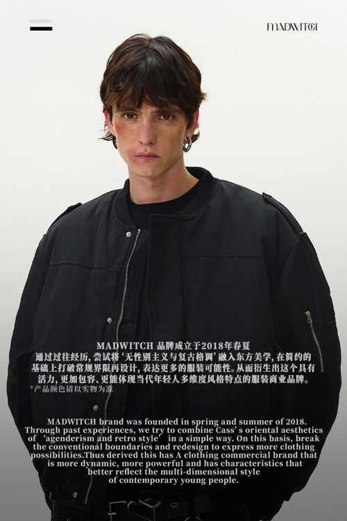 MADWITCH AIR FORCE COTTON JACKET #RW130