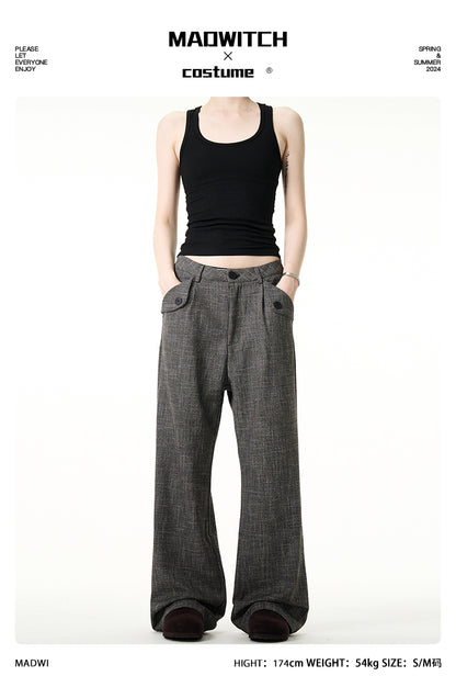 MADWITCH SLIM FIT DRESS PANTS #C757