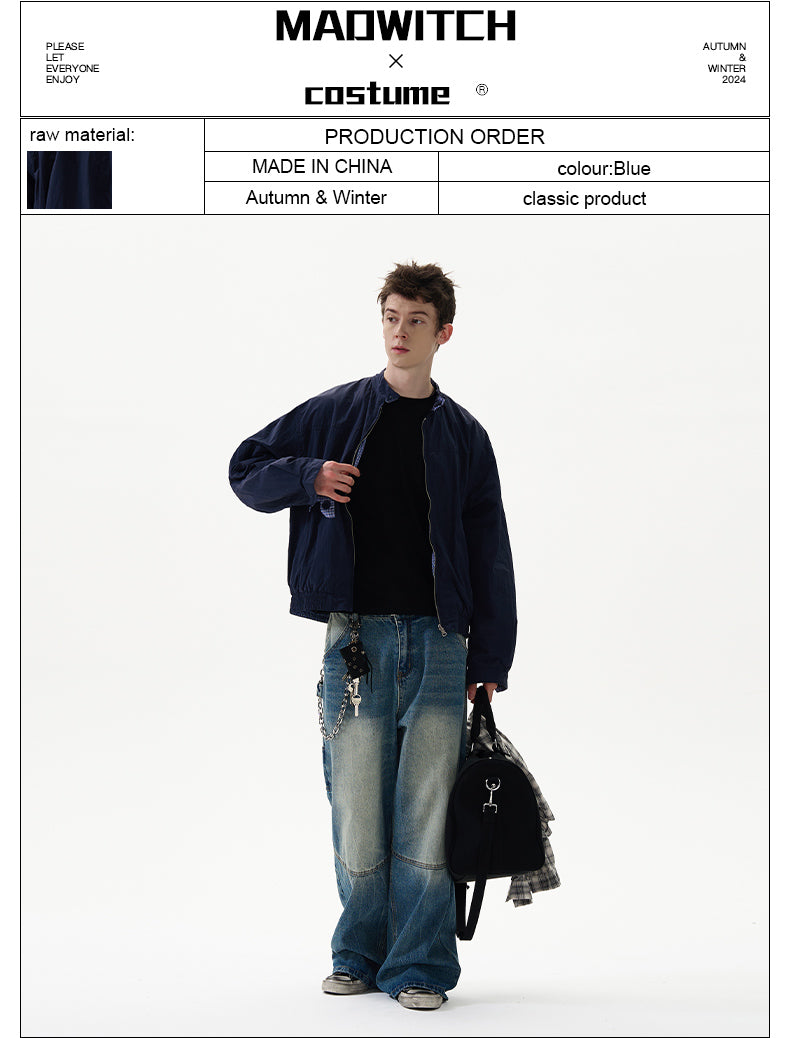 MADWITCH REVERSIBLE CHECKERED JACKET #27247