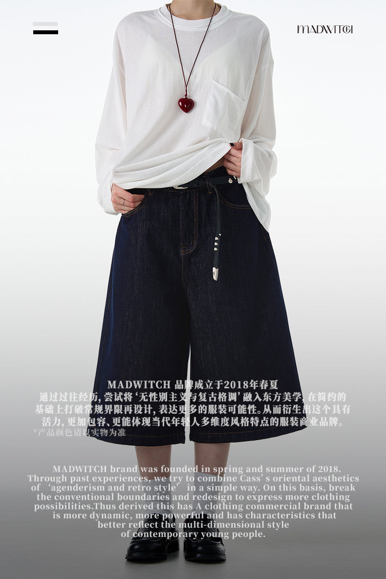 MADWITCH MINIMALIST STRAIGHT LEG JEANS #DR3163