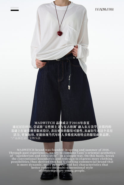 MADWITCH MINIMALIST STRAIGHT LEG JEANS #DR3163