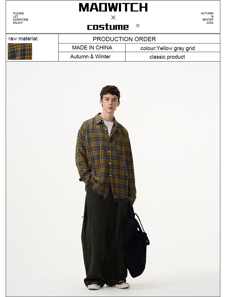 MADWITCH CLASSIC PLAID JACKETS #RC74