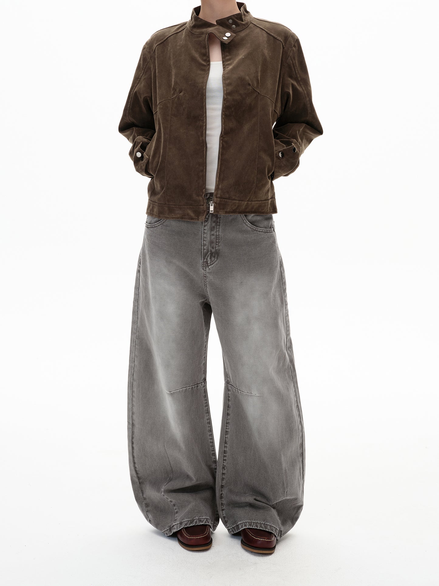 MADWITCH VINTAGE SLUNG JEANS #F9058