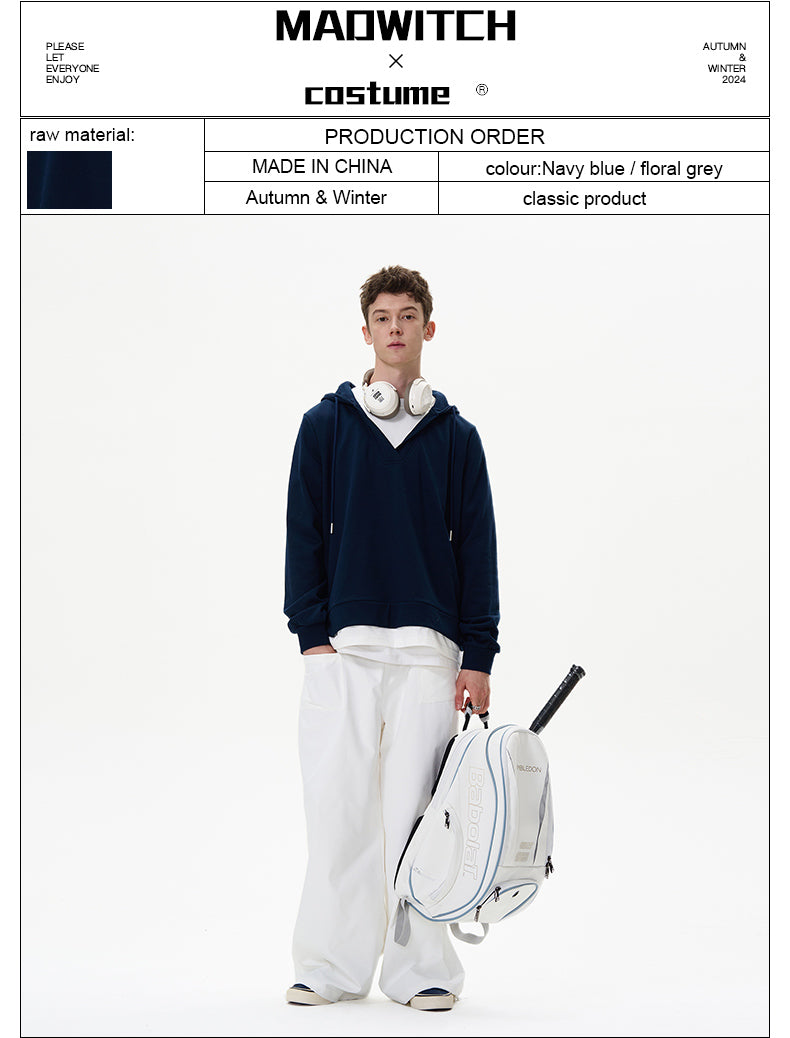 MADWITCH SIMPLE HOODED SWEATSHIRT #27226-