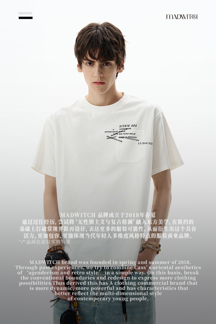 MADWITCH ORIGINAL MINIMALIST TEE #MD4199