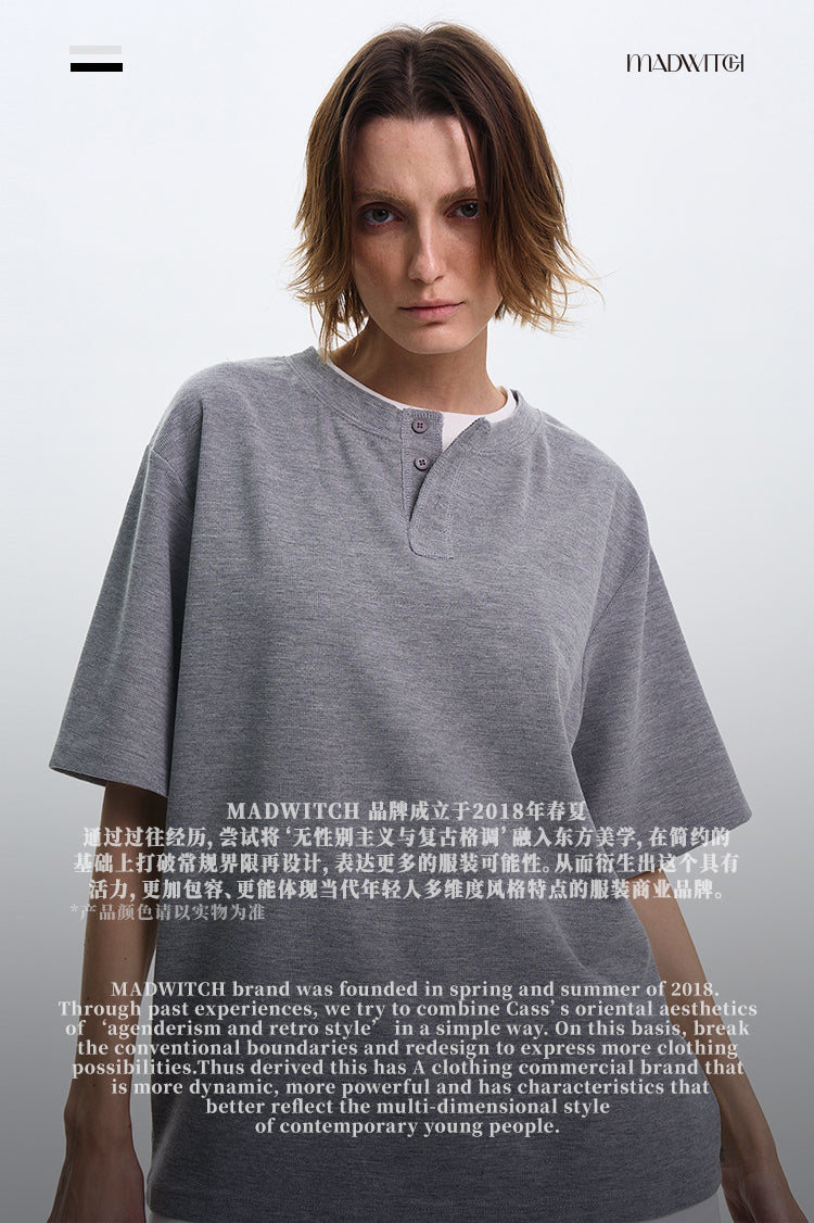 MADWITCH LAYERED DESIGN SHIRT #AW2549