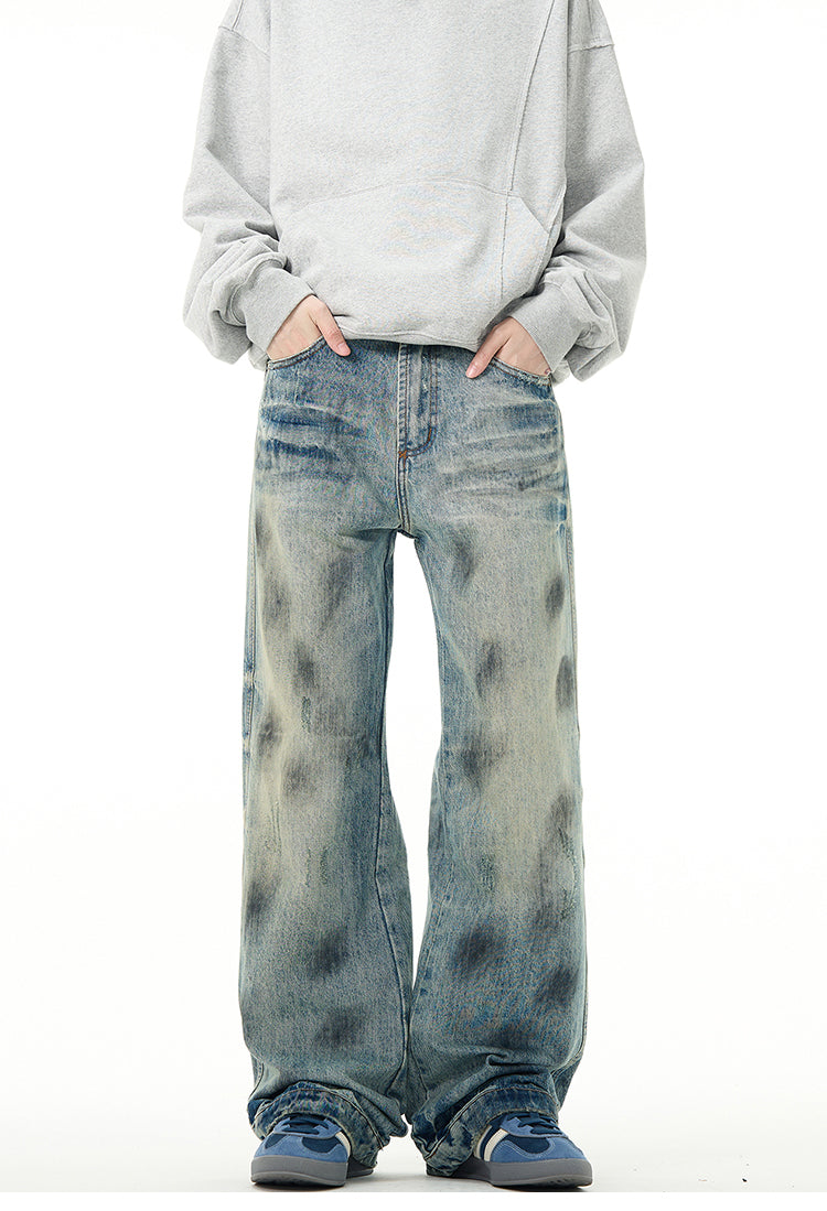 MADWITCH EMBROIDERED JEANS #K5255