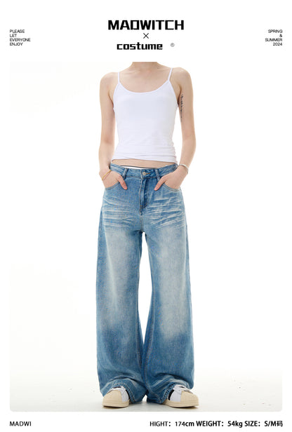 MADWITCH CLASSIC LIGHT WASH JEANS #K9265