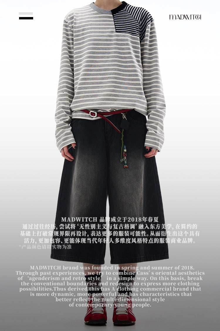 MADWITCH BOOTCUT GENDERLESS CROP JEANS #WHOA099