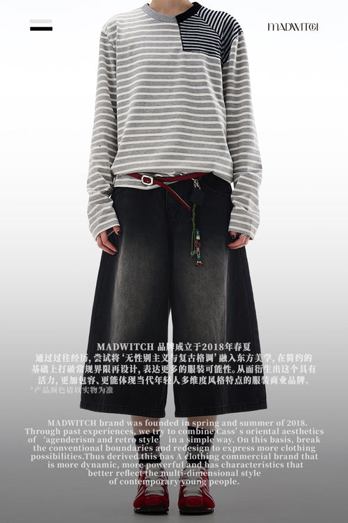 MADWITCH BOOTCUT GENDERLESS CROP JEANS #WHOA099