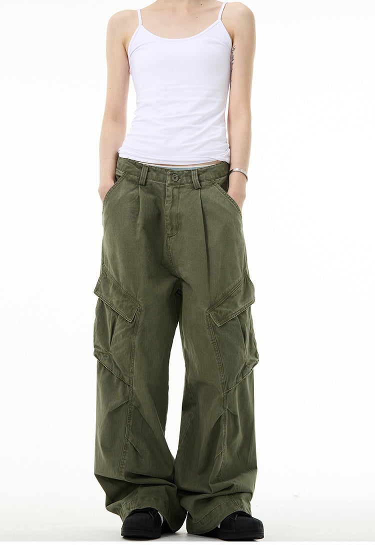 MADWITCH WIDE LEG CASUAL PANTS #KJ6282