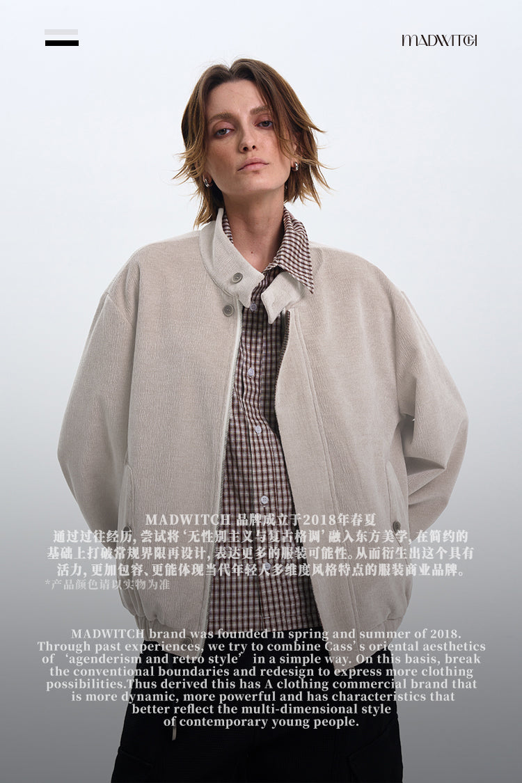 MADWITCH CASUAL OLD MONEY STYLE JACKET #LM2599