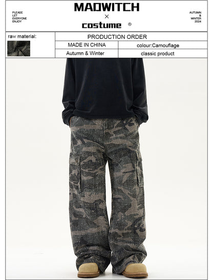 MADWITCH CAMO RELAXED CASUAL PANTS #CK3312