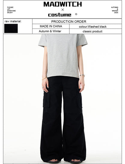 MADWITCH STRAIGHT LEG CASUAL PANTS #WHOA018