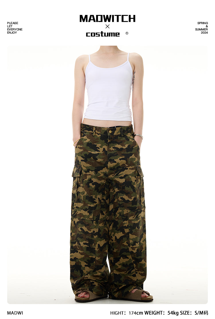 MADWITCH CAMO LOGGER PANTS #KJ6376