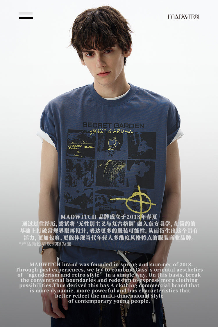 MADWITCH URBAN PRINTED TSHIRT #22640C25