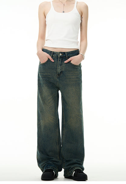 MADWITCH CLASSIC HIGH-WAISTED JEANS #WH6831