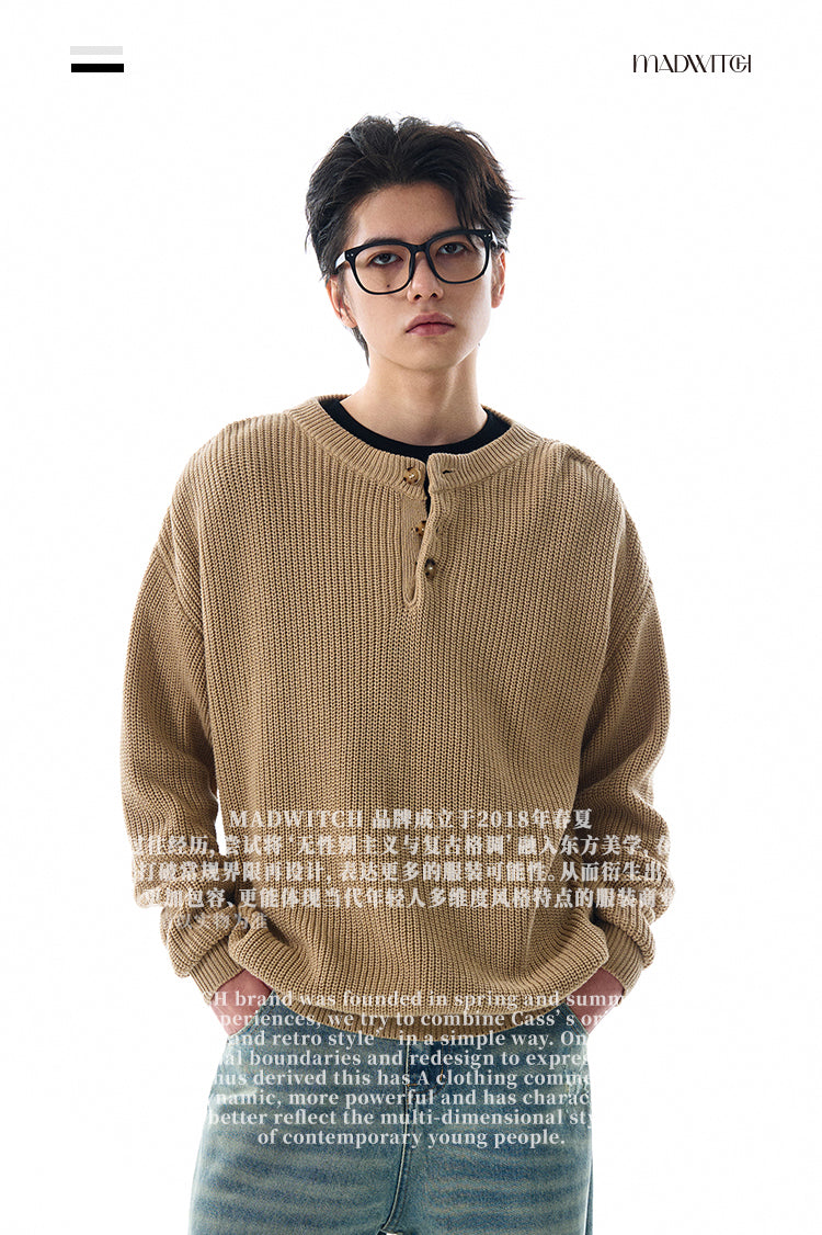 MADWITCH LOOSE KNIT SWEATER #MFY213