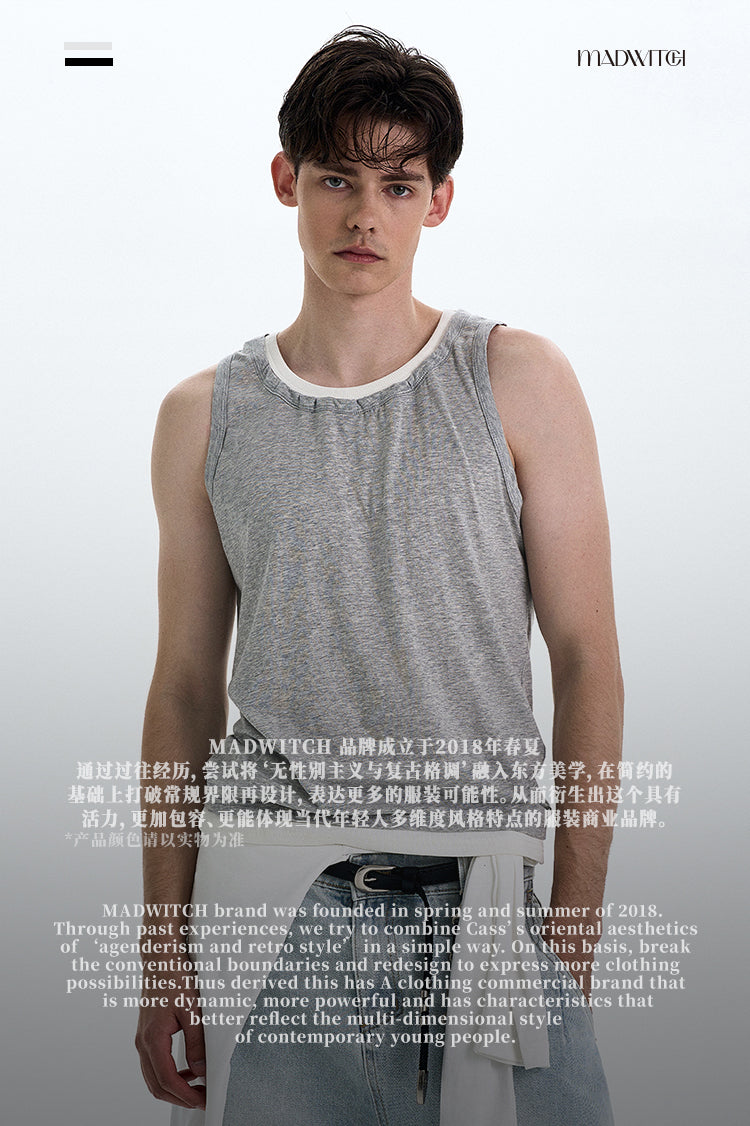 MADWITCH SUMMER SLEEVELESS TANK TOP #0327