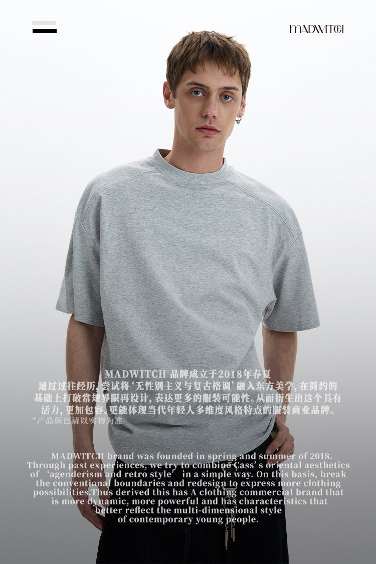 MADWITCH MINIMAL COLLAR TEE #241301