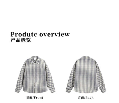 MADWITCH CHECKERED LONG SLEEVE SHIRT #RC86