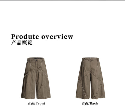 MADWITCH VINTAGE RAW-EDGE CARGOS #CK3529B