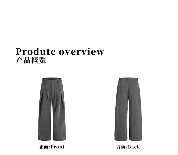 MADWITCH UNISEX WIDE LEG STRAIGHT DRESS PANTS #C915