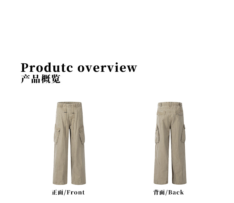 MADWITCH MULTI-POCKET CARGO PANTS #CK6616
