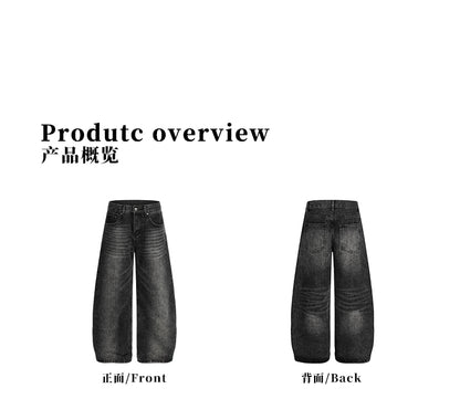 MADWITCH UNISEX HIGH STREET WIDE LEG JEANS #G6669-2