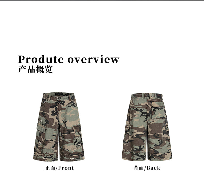 MADWITCH DISTRESSED CAMO CARGO #CK3512D