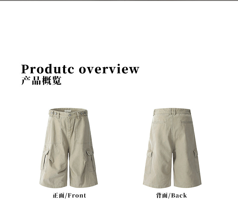 MADWITCH VINTAGE WORKWEAR SHORTS #CK238D