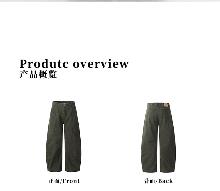 MADWITCH DECONSTRUCTED SABER-CUT RELAXED PANTS #CK6615