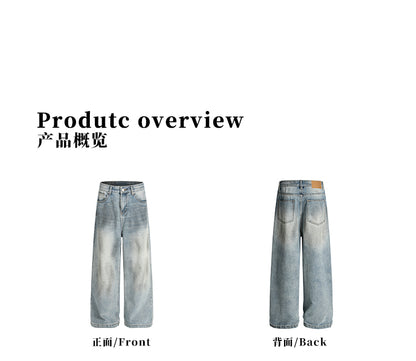 MADWITCH UNISEX DIRTY WASHED DENIM JEANS #G6846