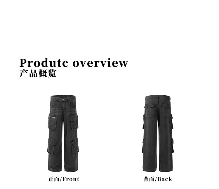 MADWITCH HIGH-STREET HEAVY-DUTY WORK PANTS #F9039