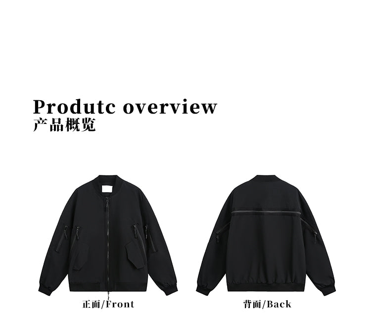 MADWITCH UNISEX CASUAL BOMBER JACKET #RW154