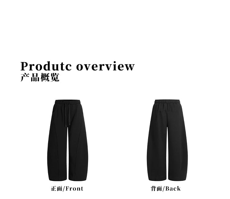 MADWITCH UNISEX DRAPEY STRUCTURED CASUAL PANTS #BNK171