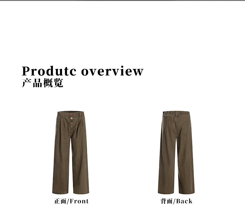 MADWITCH VINTAGE BUTTON WORKWEAR JEANS #CK3513