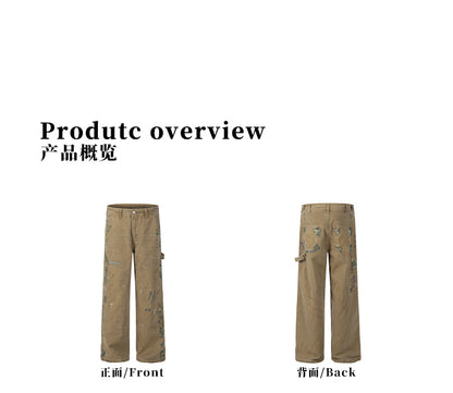 MADWITCH STRAIGHT LEG LOGGER PANTS #D1669