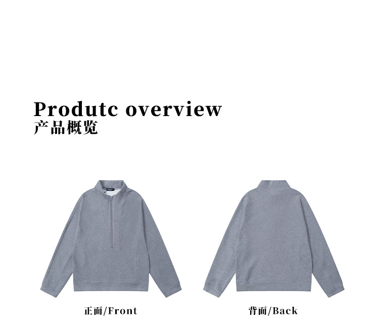 MADWITCH ZIP CLEANFIT SWEATSHIRT #L548