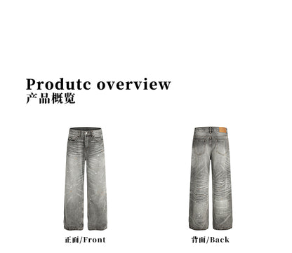MADWITCH HIGH STREET SPLATTER JEANS #FX085